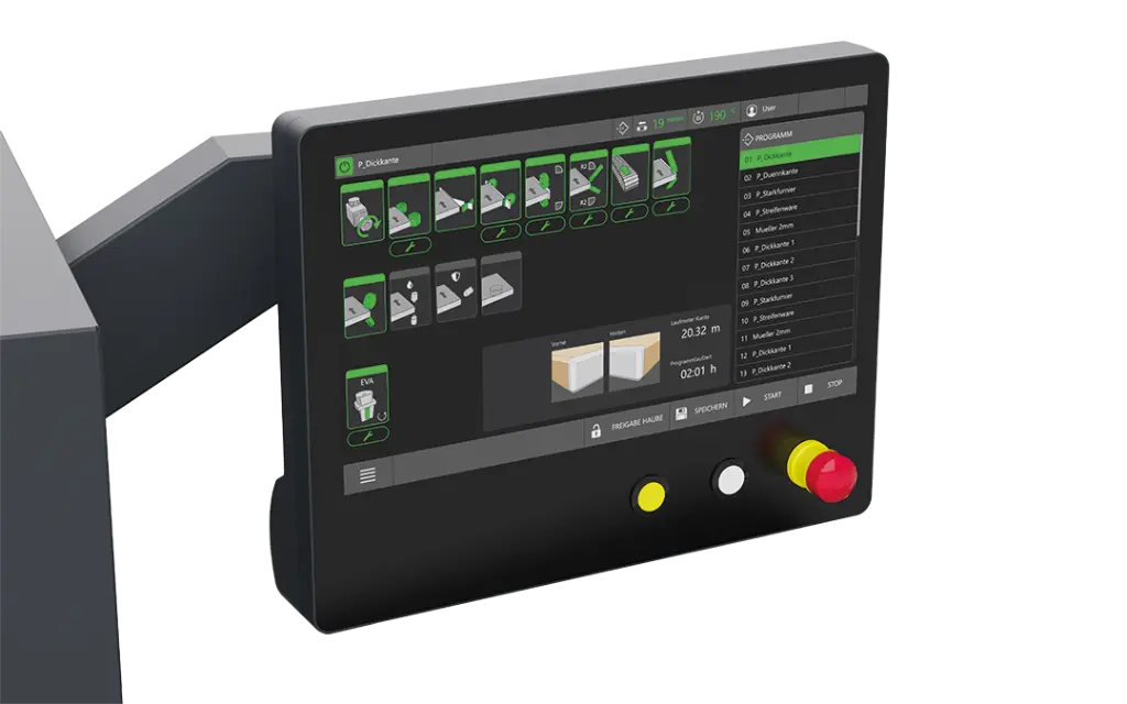 Altendorf F4 touchscreen