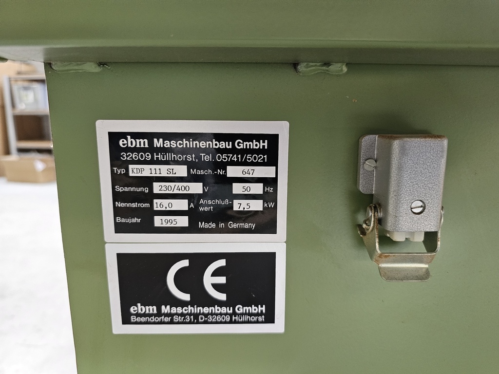Tweedehands kantenlijmer EBM KDP 111 SL