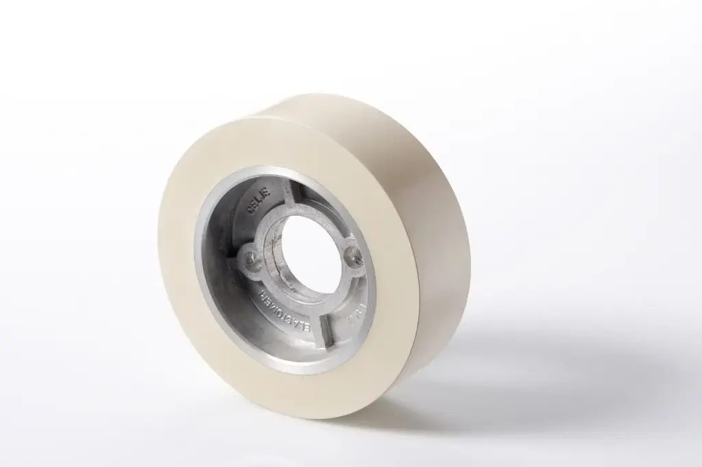 Rubber aanvoerrol 110x50 mm met asgat 35 mm voor aandrijver / aanvoerapparaat