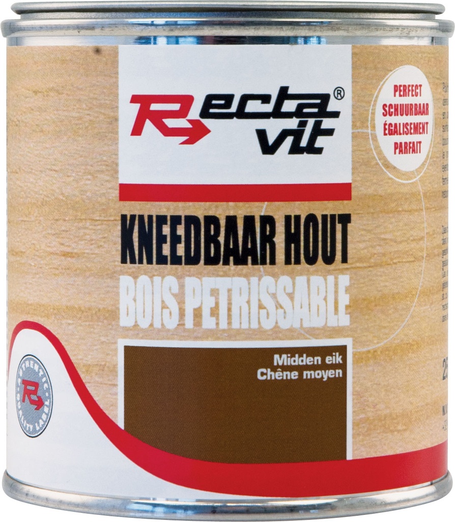 Rectavit Kneedbaar hout midden eik 250 ml