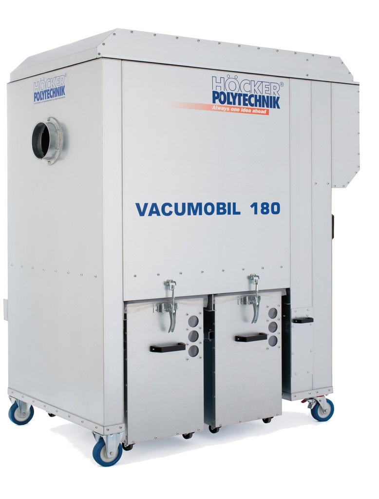 Höcker Polytechnik Vacumobil VT180-L - Mobiele stofafzuiging 3kW in onderdruk