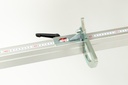 Geleiderprofiel 43 x 63 mm voor lengtemeetsysteem 3m links
