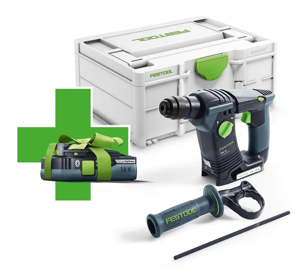 FESTOOL Accu-boorhamer BHC 18-Basic-4,0