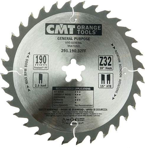 CMT - Universeel cirkelzaag voor draagbare machines