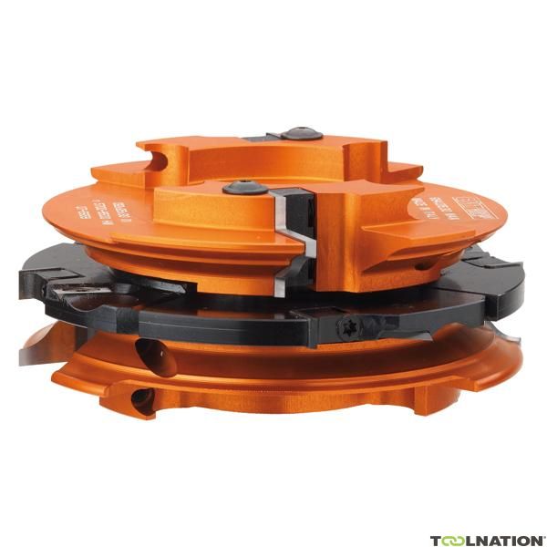 CMT - Dubbel profiel en -conterprofielfrees met verstelbaar groeffrees in WPL-messen