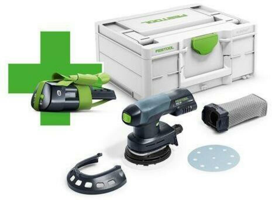 FESTOOL - Accu-excenterschuurmachine ETSC 125-Basic-Ergo