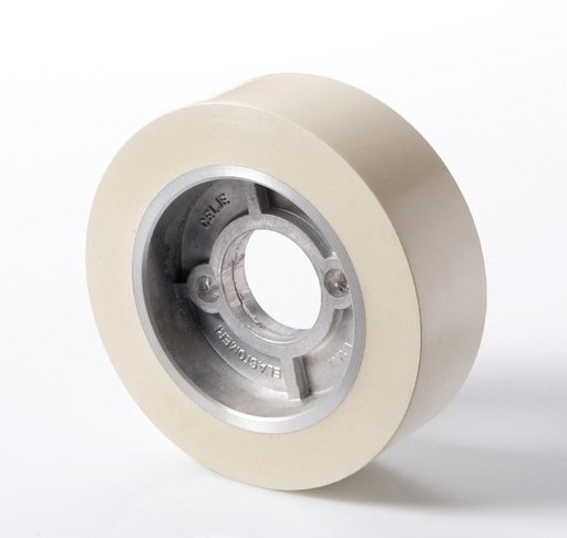 [G10041] Rubber aanvoerrol 120x60 mm met asgat 35 mm voor aandrijver / aanvoerapparaat