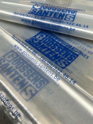 [GSZ450] PVC/LDPE Opvangzak Ø 450 mm GS geschikt voor overdruk stofafzuiging