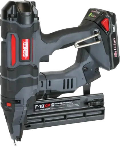 [10M2001N] SENCO FinishPro 18XP Accu Afwerkspijkerapparaat 18V Incl. Accu, Lader en Koffer (1,2mm AX Minibrads)