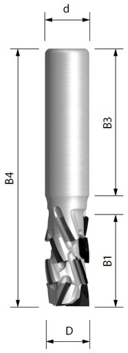 [GSD24311] 💎 Diamantfrees CNC Nesting D12x22/70 S12 R Z3+3 - Ultieme Precisie & Levensduur
